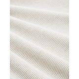 TOM TAILOR - Gebreide Trui - Dusty Alabaster Melange - Biologisch Katoen