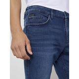TOM TAILOR jeans heren 10622022 Josh Regular Slim , 10172 - Mid Stone Blauw Zwart , 32W / 36L