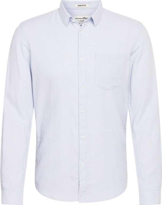 Overhemd - Slim Fit - Wit - Biologisch Katoen