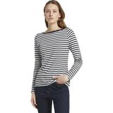 TOM TAILOR interlock with contrast neck Dames T-shirt