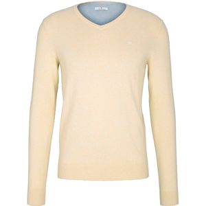 Tom Tailor - V-hals Trui - Heren - Mais - Katoen