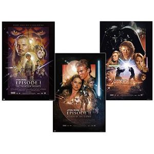 Close Up Star Wars Episode I-III Poster Set van 3 (61cm x 91,5cm)