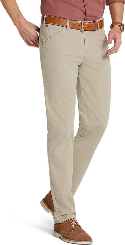 Meyer - Chicago - Pantalon - Camel - Katoen/Elastaan