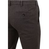 Chino - - Broek - - Katoen - Verborgen Rits, Ritssluiting, Riemlussen, Effen, Regular Pasvorm