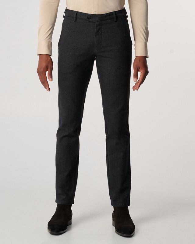 Chino - - Broek - - Katoen - Verborgen Rits, Ritssluiting, Riemlussen, Effen, Regular Pasvorm