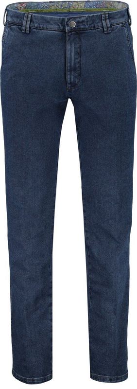 MEYER - Bonn 2-4543 - Denim Chino - Marine Blauw - 98% Katoen, 2% Elastaan, 10 oz, 2-Weg Stretch
