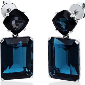 Luna Creation - Oorbellen - Dames - Witgoud 18K - Topaas - 36.1 ct - 2J741W8-1