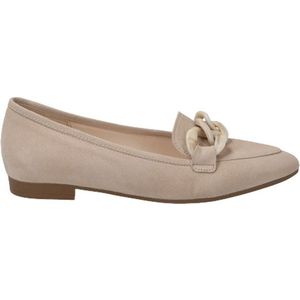 Gabor - Loafers - Beige - Suède - Gesloten Model - Lage Hakken