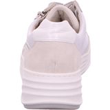 Gabor Low-Top sneakers voor dames, lage schoenen, uitneembaar voetbed, gemiddelde extra breedte (G), Wit Bianco, 40.5 EU