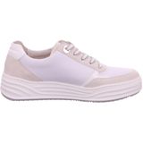 Gabor Low-Top sneakers voor dames, lage schoenen, uitneembaar voetbed, gemiddelde extra breedte (G), Wit Bianco, 40.5 EU