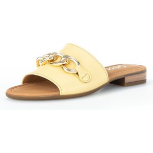 Gabor, Comfortabele dames slippers Geel, Dames, Maat:40 1/2 EU