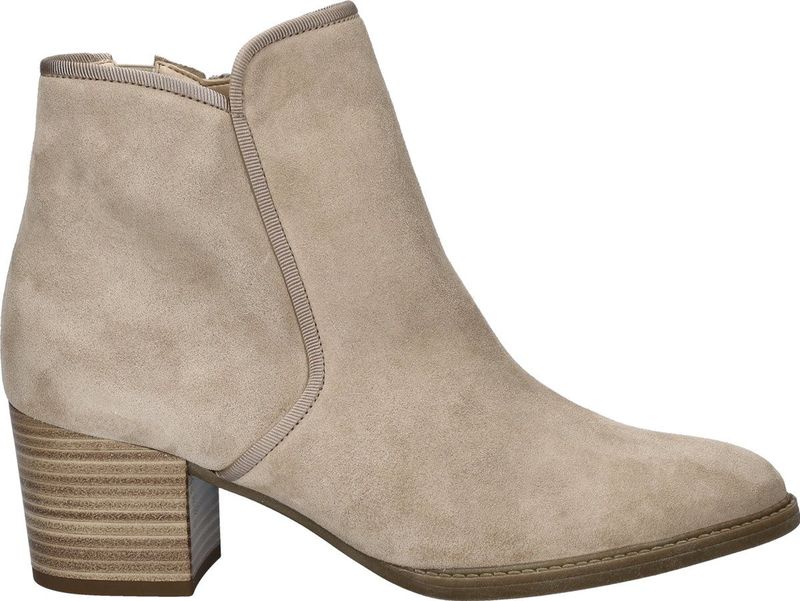 Gabor - 62.990 Enkellaarzen - Beige - Suède - Leer Combi