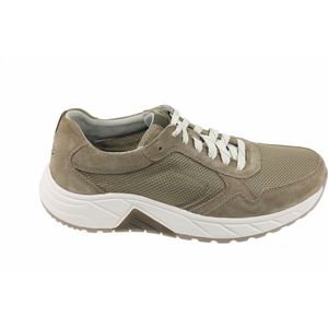 Gabor, Schoenen, Heren, Bruin, 40 1/2 EU, Suède, Flexibele wandelsneakers met Rollingsoft-technologie