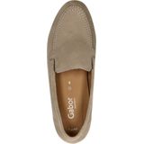 Instappers kalfsnubuckleer Van Gabor Comfort beige