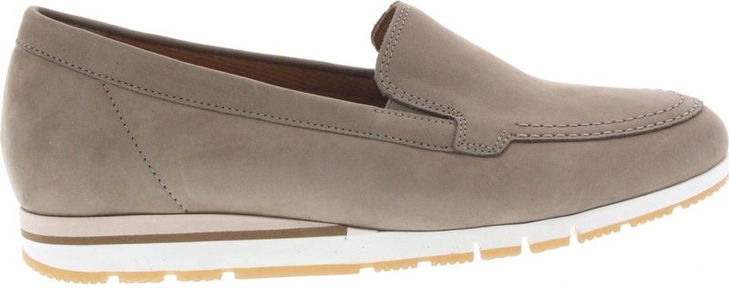 Instappers kalfsnubuckleer Van Gabor Comfort beige