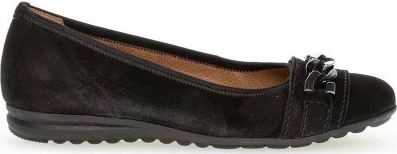 Gabor - Veter Ballerina - Zwart - Suède
