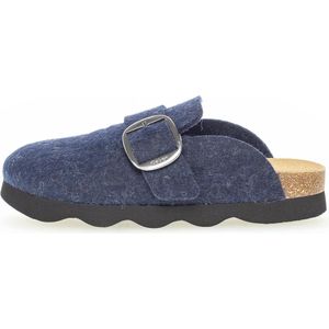 Gabor - 73.021.16 - Dames Sloffen - Blauw - Kurk met Vilt