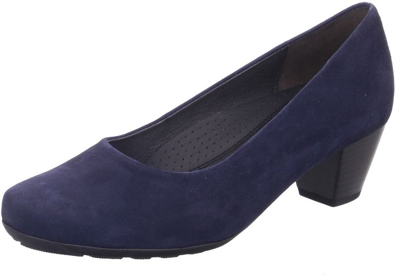 Pumps - Nachtblauw - Trechterhak - Breedte G - Hakhoogte 4,5 cm