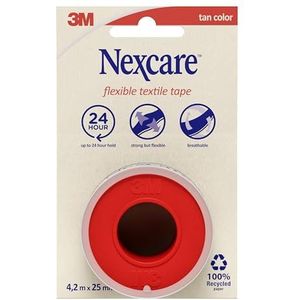 Nexcare - Flexibele Textieltape - 25mm x 4,2m - 1 Stuk