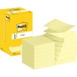 Post-it - Super Sticky Z-Notes - Geel - 76 x 76 mm - 12 x 100 Vellen