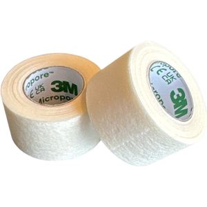 3M - Micropore Tape - 2,5 cm x 9,1 m - Hypoallergeen - Huidvriendelijk