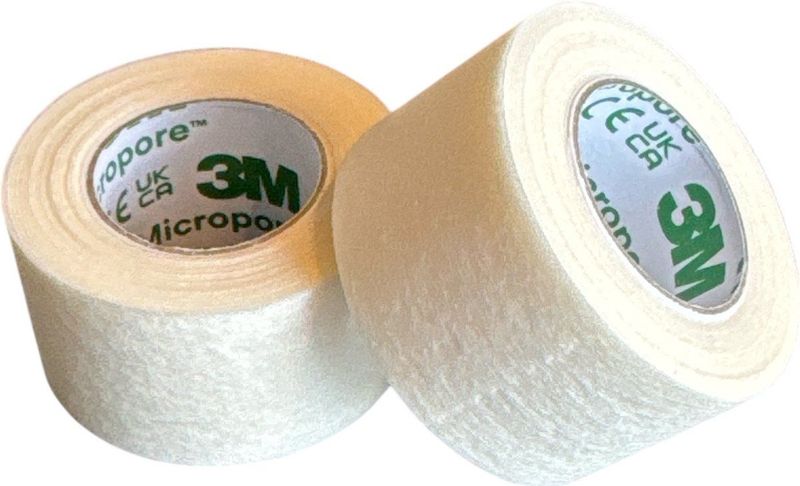 3M - Micropore Tape - 2,5 cm x 9,1 m - Hypoallergeen - Huidvriendelijk