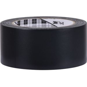 3M 764i Vinyl Tape - PVC Plakband Zwart - 50 Mm X 33 M