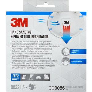 STOFMASKER 3M 8822 FFP2 MET VENTIEL 5ST
