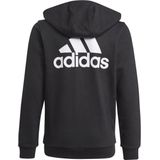 adidas Essentials Full-Zip Hoodie Jr GN4020, voor een jongen, Zwart, Sweatshirt,