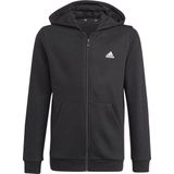 adidas Essentials Full-Zip Hoodie Jr GN4020, voor een jongen, Zwart, Sweatshirt,