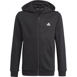adidas Essentials Full-Zip Hoodie Jr GN4020, voor een jongen, Zwart, Sweatshirt,