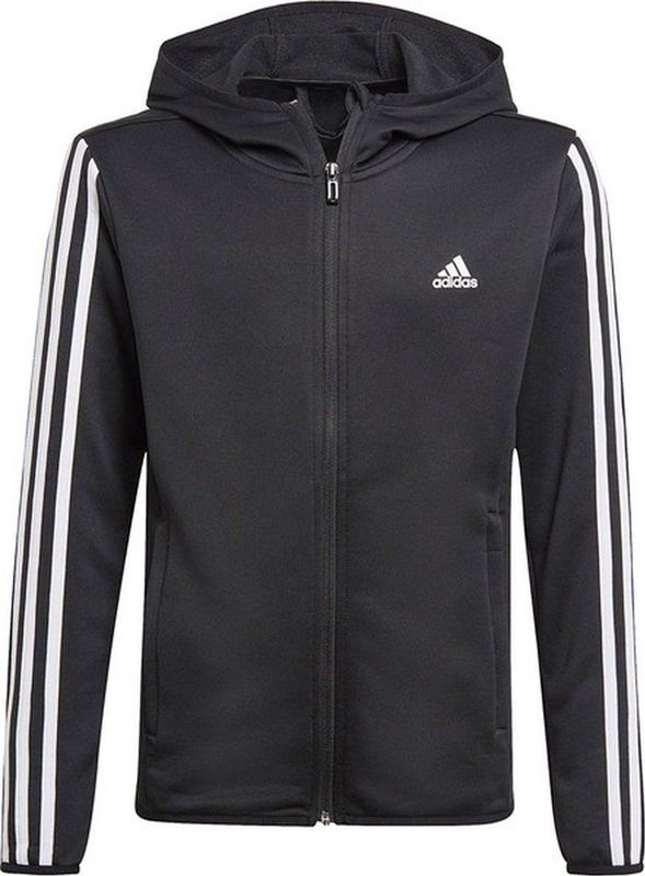 adidas - D2M 3-Bandes - Kinder Sweatshirt - Met Capuchon - Ritssluiting