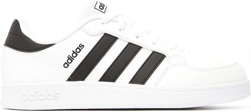 Adidas - Breaknet - Sneakers - Wit/Zwart - Synthetisch Leer/Textiel/Rubber