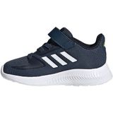 adidas - Run Falcon 2.0 I - Kinderschoenen - Zwart - Textiel - Vetersluiting met Klittenband