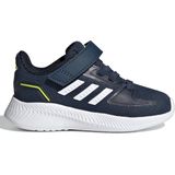 adidas - Run Falcon 2.0 I - Kinderschoenen - Zwart - Textiel - Vetersluiting met Klittenband