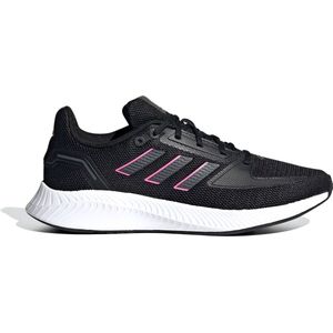 adidas Runfalcon 2.0 Dames Sneakers - Core Black/Grey Six/Screaming Pink - Maat 38 2/3