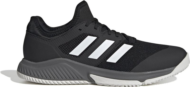 adidas - Court Team Bounce - Sportschoenen - Zwart - Mesh - Primegreen
