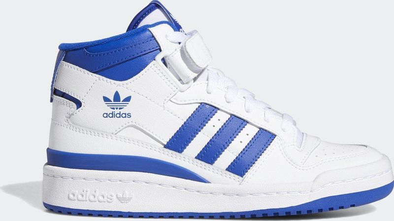 Sneakers - Forum Mid - Leer - Zwart - Logoprint