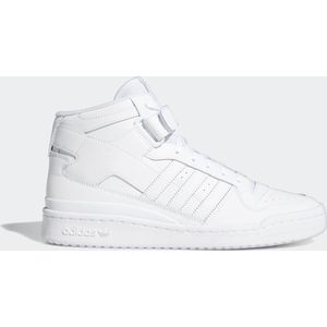 Adidas, Witte effen sneakers met rubberen zool Wit, Heren, Maat:44 1/2 EU