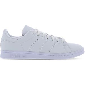 Adidas Originals, Witte Leren Sneakers met Geperforeerde Strepen Wit, Heren, Maat:40 EU