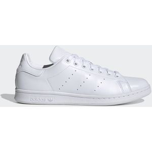 Adidas Originals, Witte Leren Sneakers met Geperforeerde Strepen Wit, Heren, Maat:44 2/3 EU