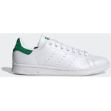 Adidas Originals, Wit Leer Groene Inzet Sneakers Wit, Heren, Maat:42 EU