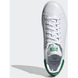 Adidas Originals, Wit Leer Groene Inzet Sneakers Wit, Heren, Maat:42 EU