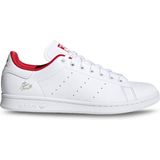 Adidas Originals, Wit Leer Groene Inzet Sneakers Wit, Heren, Maat:42 EU