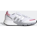 adidas ZX 1K Boost W Dames Sneakers - Ftwr White/Silver Met./Hazy Rose - Maat 39 1/3