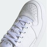 Sneakers - Effen - Leer - Plateau - Snoersluiting