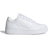 Sneakers - Effen - Leer - Plateau - Snoersluiting