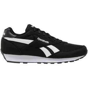 Reebokvoor mannen. 100001390 Trainers Run Rewind zwart (42), Plat, 1 tot 3 cm, Veters, Casual, Sportief, Running, Meerdere sporten