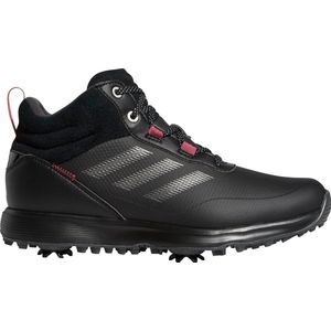 Adidas Golfschoenen S2G MID-Cut dames leer zwart/roze mt 36 2/3