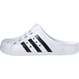 Adidas Adilette Clog Slide sandaal, uniseks, Cloud White Core, zwart, wolkwit, 43 EU